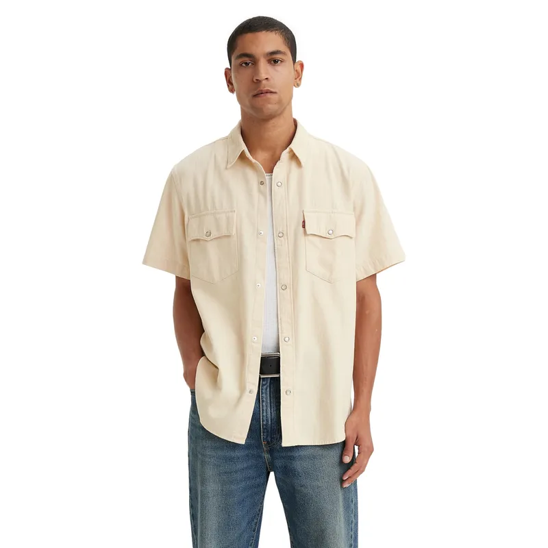 LEVIS - Camisa Hombre Relaxed Fit Western Beige Levis