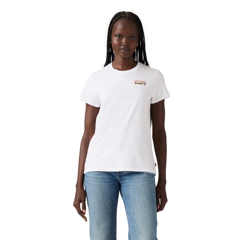 LEVIS - Polera Mujer The Perfect Tee Blanco Levis