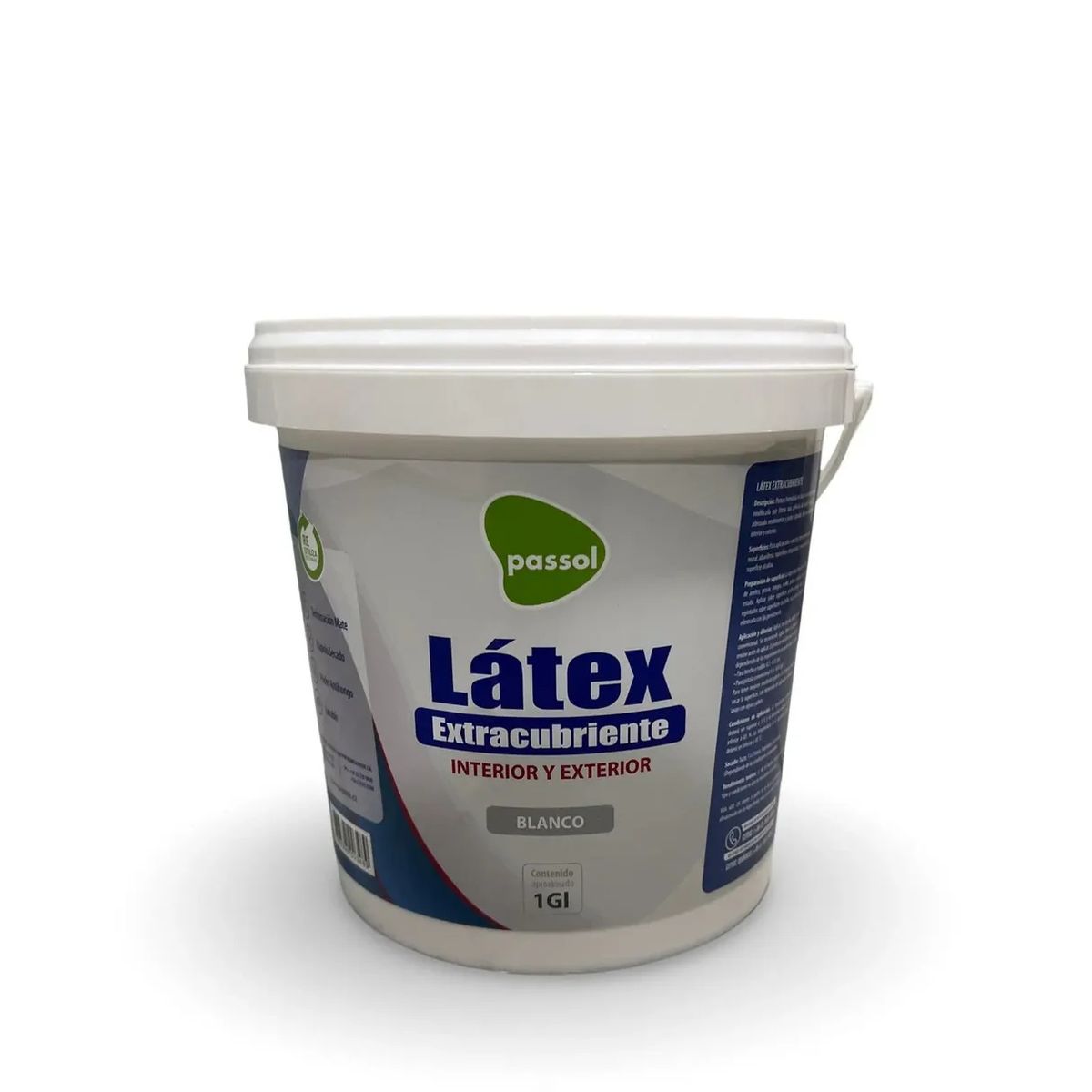 PASSOL - LATEX EXTRACUBRIENTE BLANCO GALON
