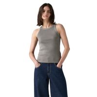 Polera Mujer Essential Racer Tank Gris