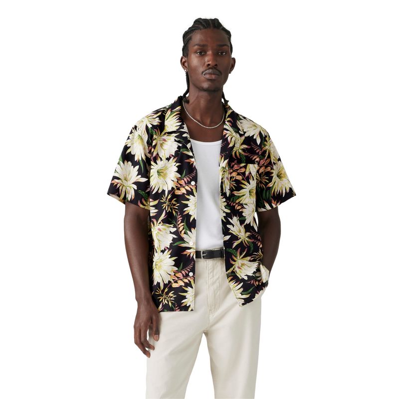 LEVIS - Camisa Hombre The Sunset Camp Shirt Negro Levis
