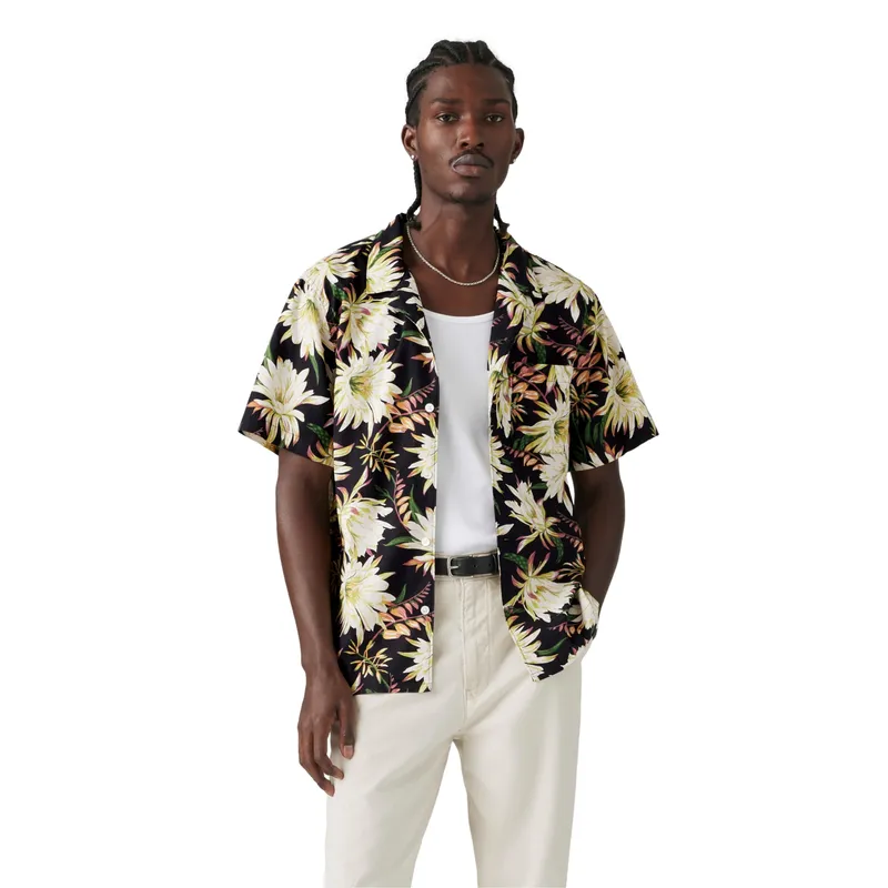LEVIS - Camisa Hombre The Sunset Camp Shirt Negro Levis
