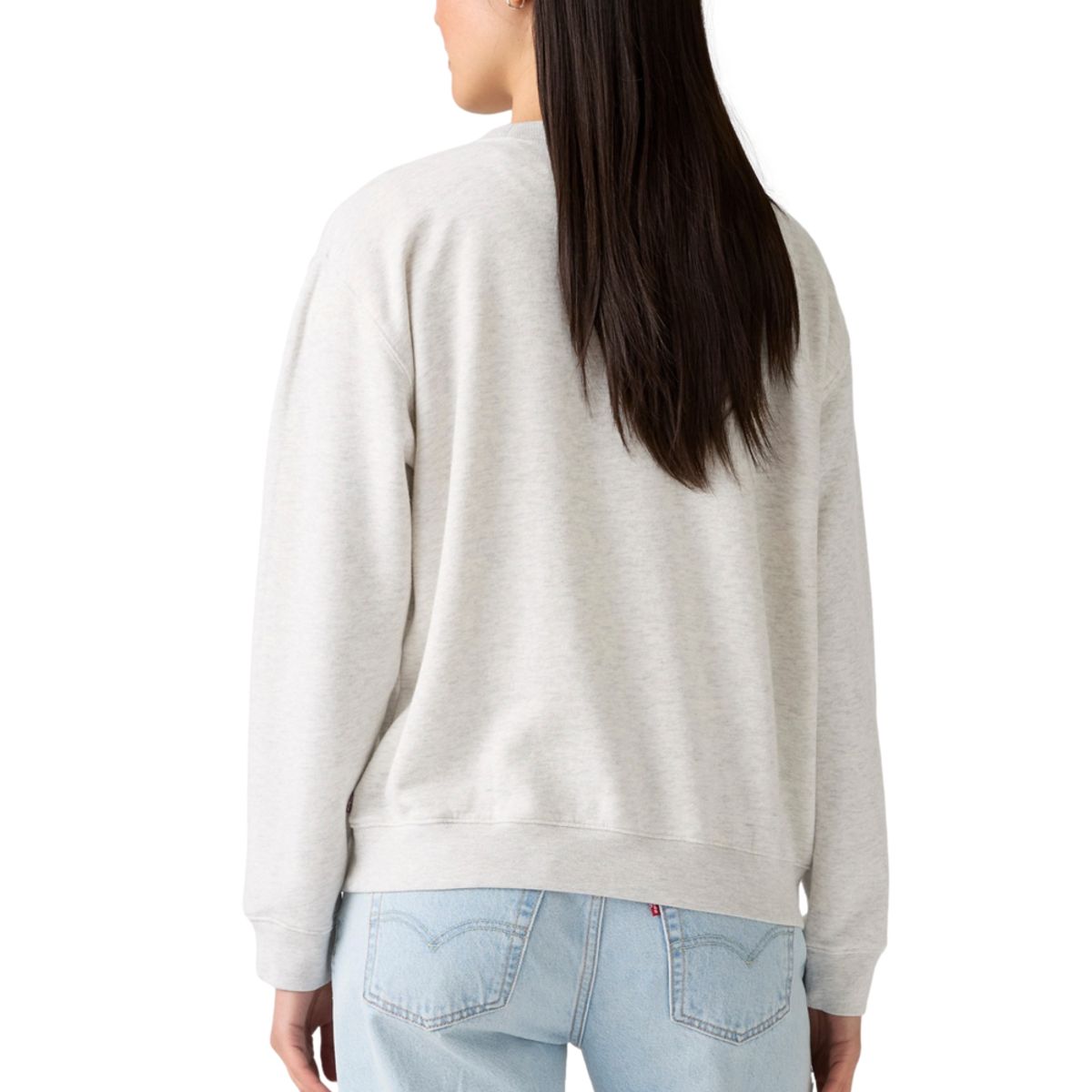 LEVIS - Polerón Mujer Everyday Crew Gris Levis