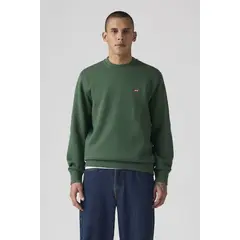 LEVIS - Polerón Hombre Core Crew Sweatshirt Verde