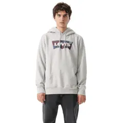 LEVIS - Polerón Hombre Standard Graphic Hoodie Gris