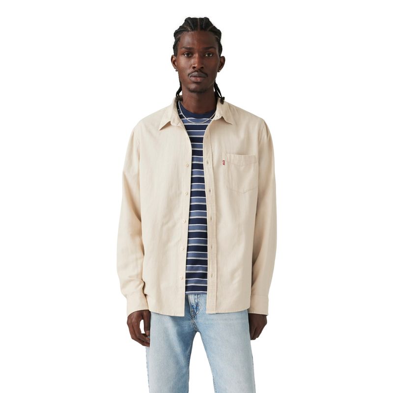 LEVIS - Camisa Hombre 1 Pocket Standard Beige Levis