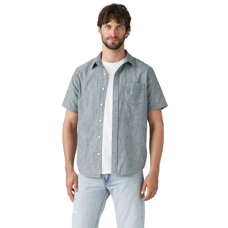LEVIS - Camisa Hombre Classic Standard Azul Levis