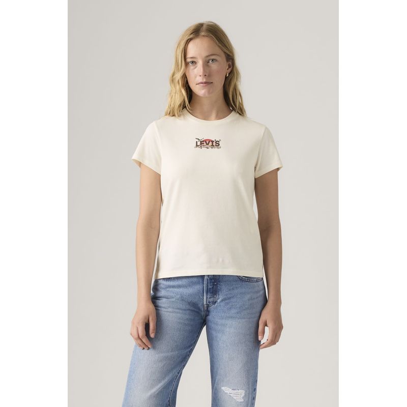 LEVIS - Polera Mujer The Perfect Tee Blanco Levis