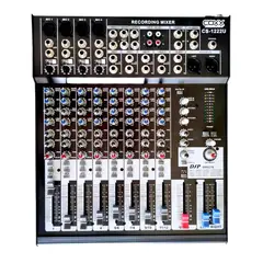 COXX - Mixer Analogo 12 canales USB CS-1222U - Negro