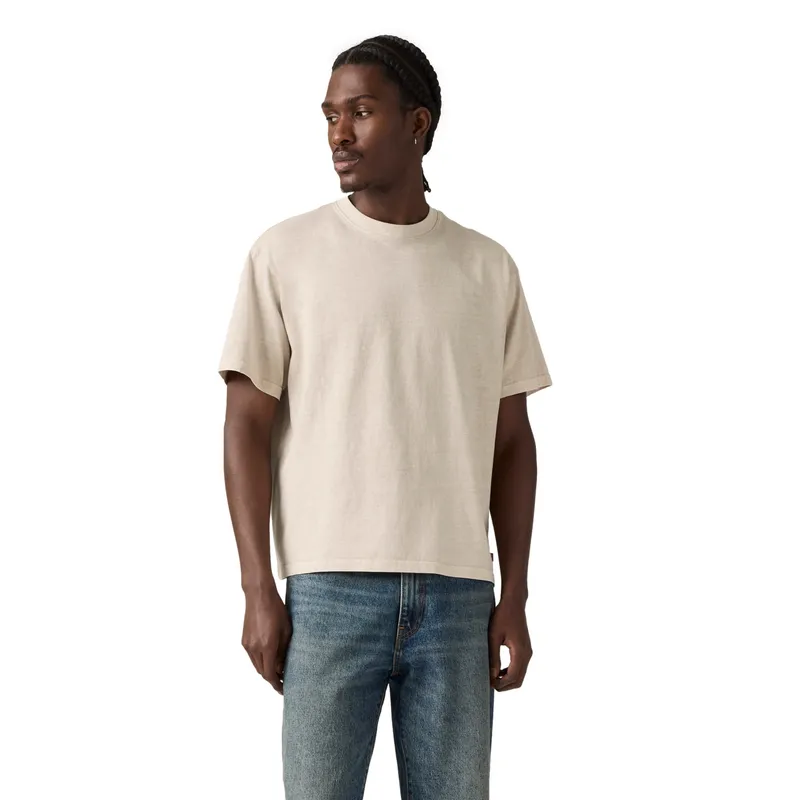 LEVIS - Polera Hombre Boxy Tee Beige Levis