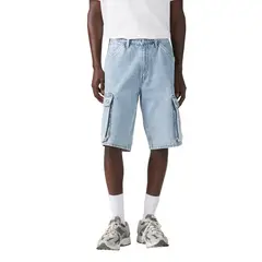 LEVIS - Shorts Hombre 478 Baggy Cargo Celeste