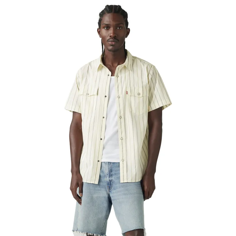 LEVIS - Camisa Hombre Relaxed Fit Western Beige Levis