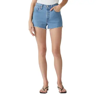 LEVIS - Shorts Mujer 501 Original Short Celeste