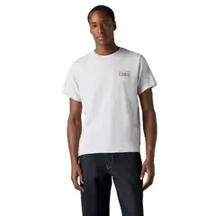 LEVIS - Polera Hombre Relaxed Fit Tee Gris