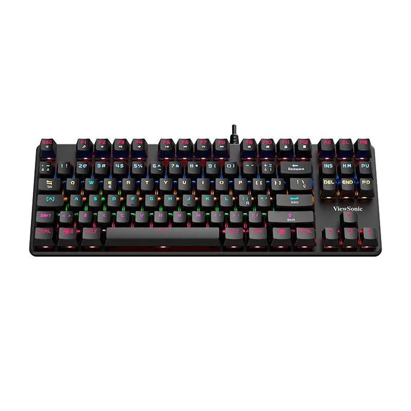 VIEWSONIC - Teclado Gamer Mecánico Retro Iluminado ViewSonic KU520
