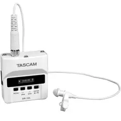 TASCAM - Grabadora Portatil Con Microfono Lavalier DR-10LW
