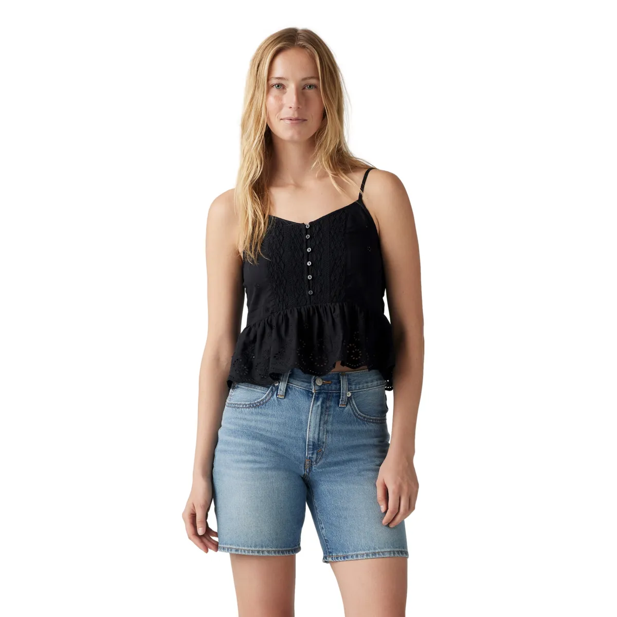 LEVIS - Blusa Mujer Cora Blouse Negro Levis