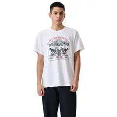 LEVIS - Polera Hombre Relaxed Fit Tee Blanco