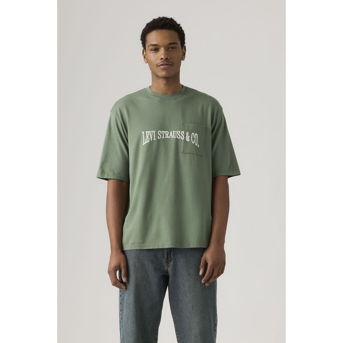 LEVIS - Polera Hombre Half Sleeve Verde Levis