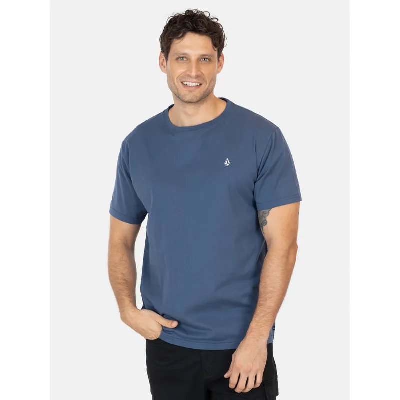 VOLCOM - Polera MC Workwear Azul Hombre Volcom - Azul