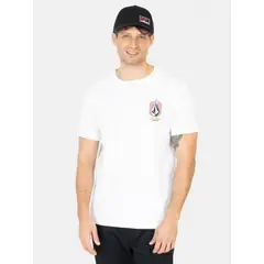 VOLCOM - Polera MC Dragginstone Blanco Hombre - Blanco