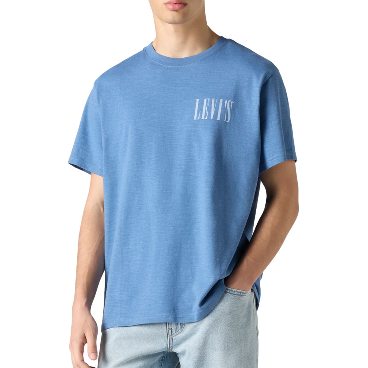 LEVIS - Polera Hombre Relaxed Fit Tee Azul Levis