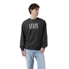 LEVIS - Polerón Hombre Relaxd Graphic Crew Gris