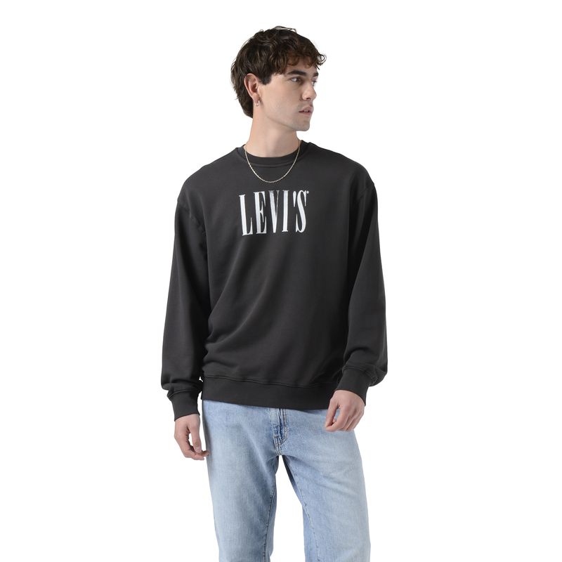 LEVIS - Polerón Hombre Relaxd Graphic Crew Gris Levis