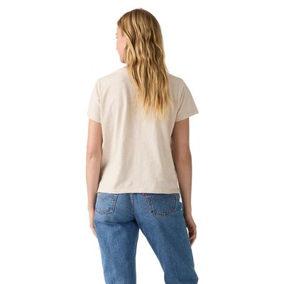 Imagen 2 del producto Polera Mujer Graphic Boxy Tshirt Beige