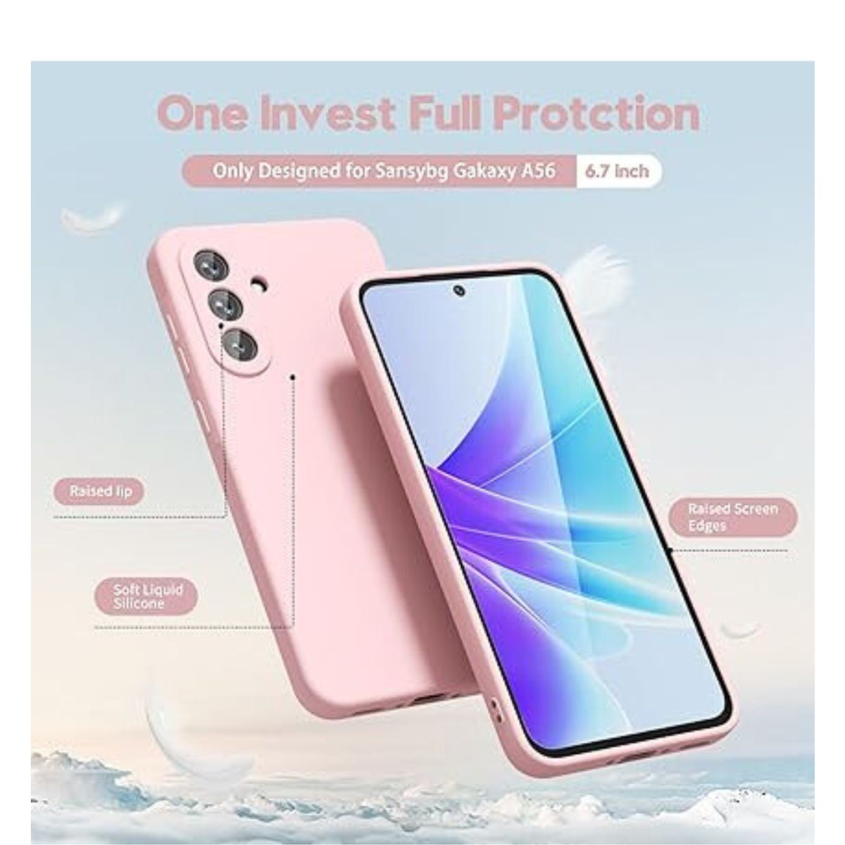 GENERICO - Carcasas Silicona Color Para Samsung S25 Plus - Rosa