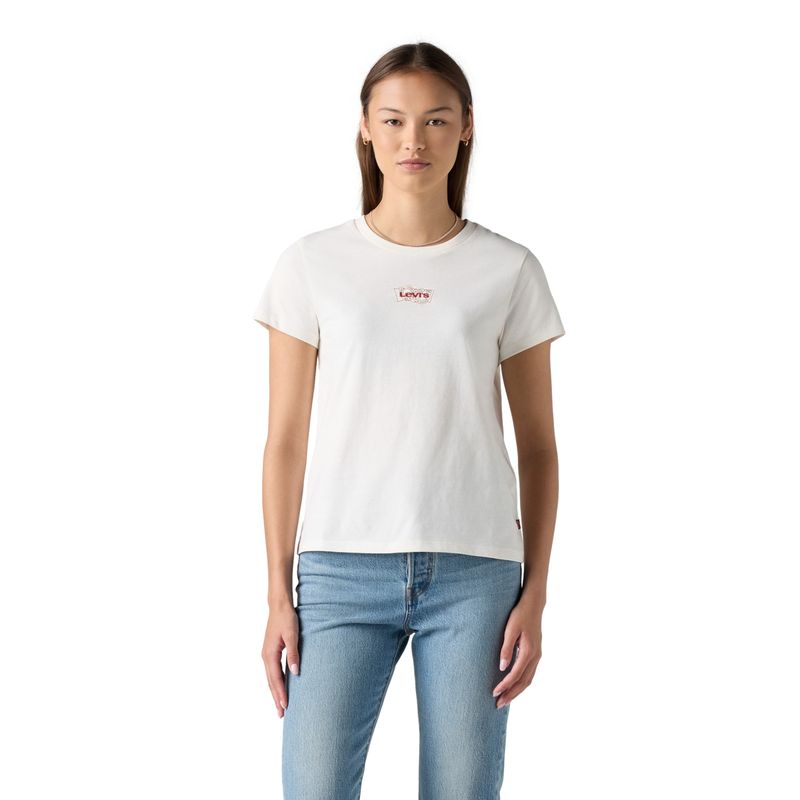 LEVIS - Polera Mujer The Perfect Tee Blanco Levis
