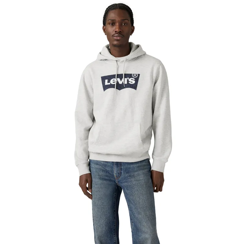 LEVIS - Polerón Hombre Standard Graphic Hoodie Gris Levis