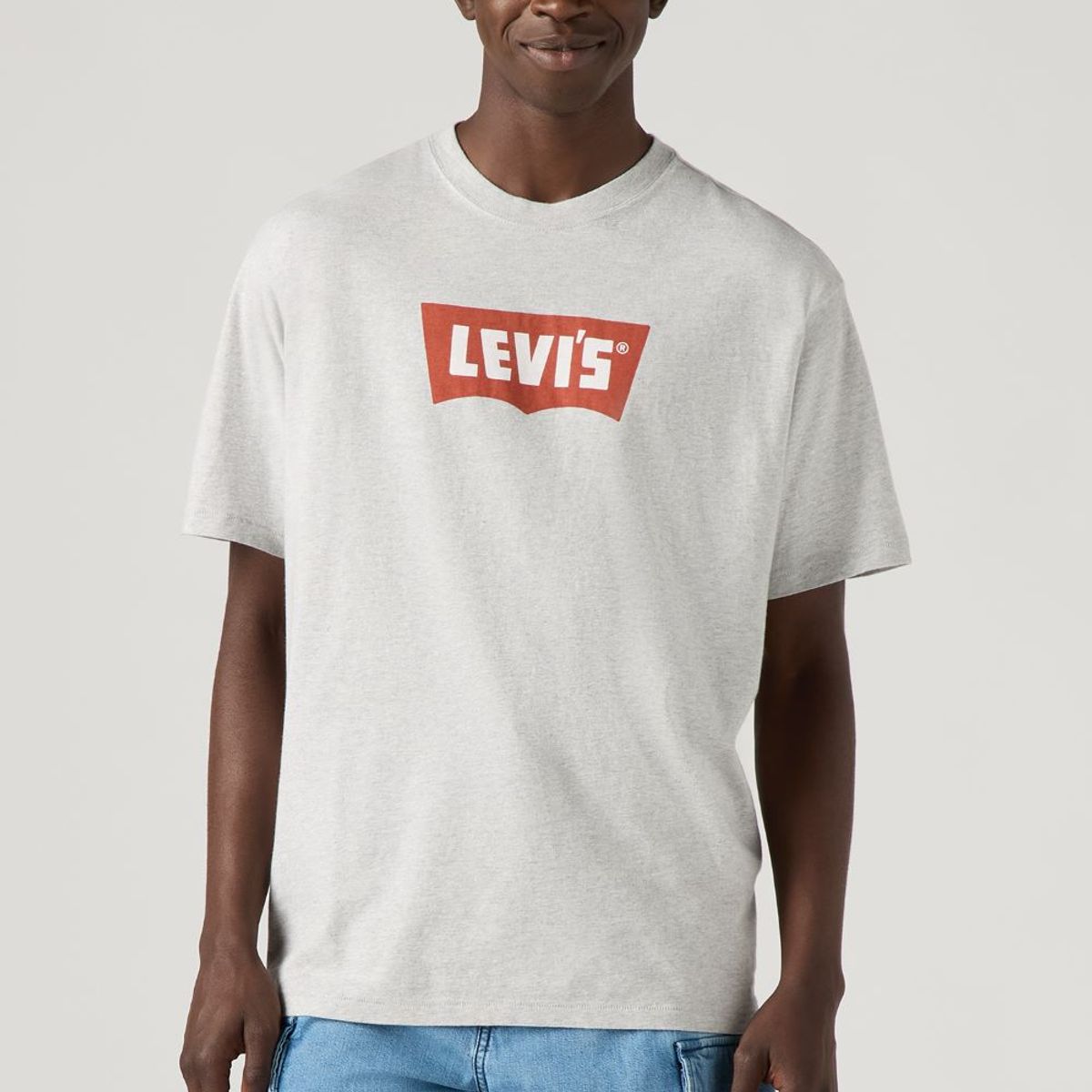 LEVIS - Polera Hombre Vintage Bw Graphic Tee Gris Levis