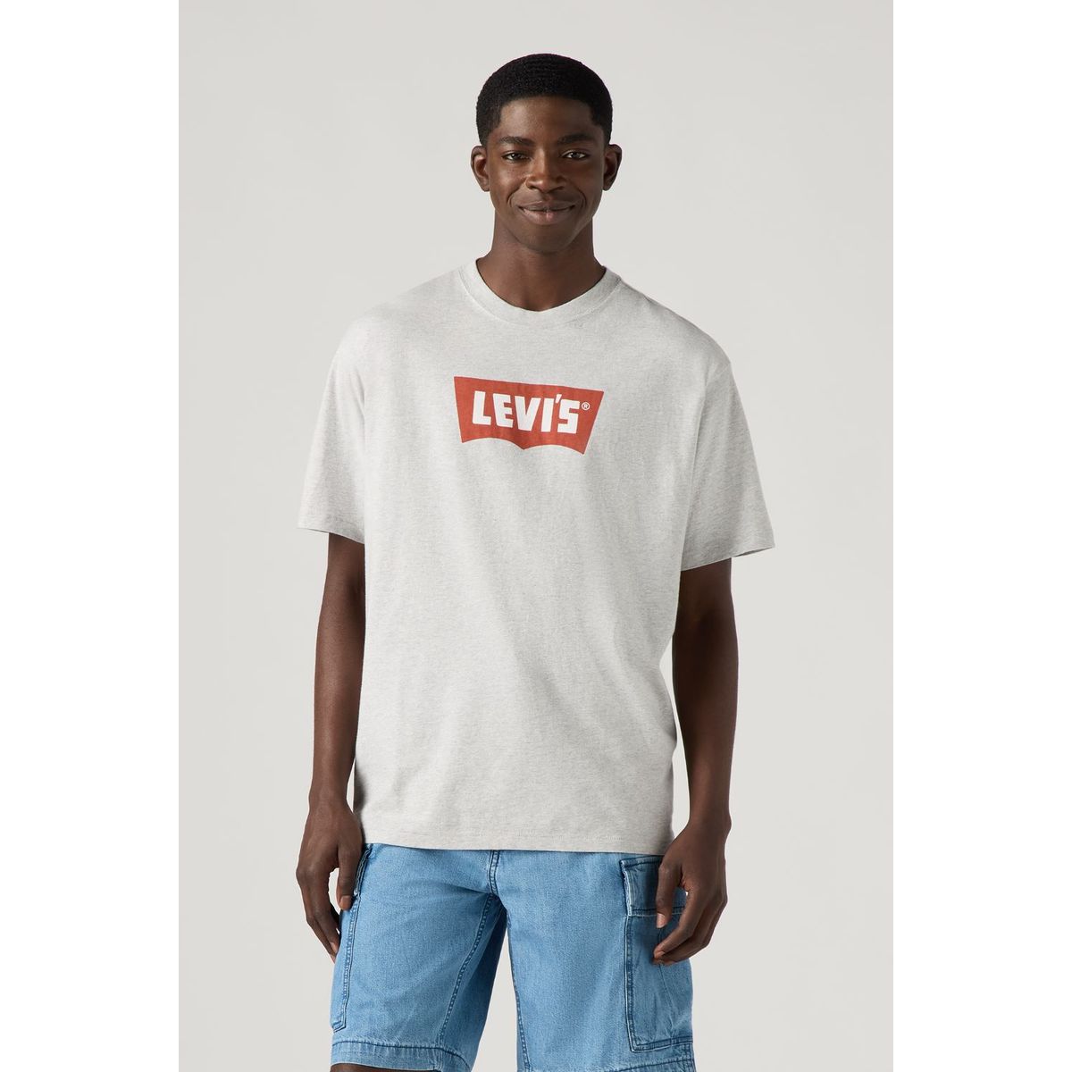 LEVIS - Polera Hombre Vintage Bw Graphic Tee Gris Levis