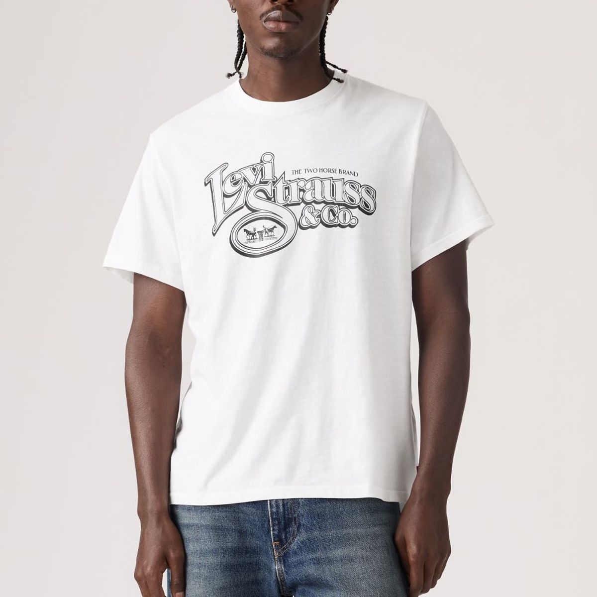 LEVIS - Polera Hombre Relaxed Fit Tee Blanco Levis