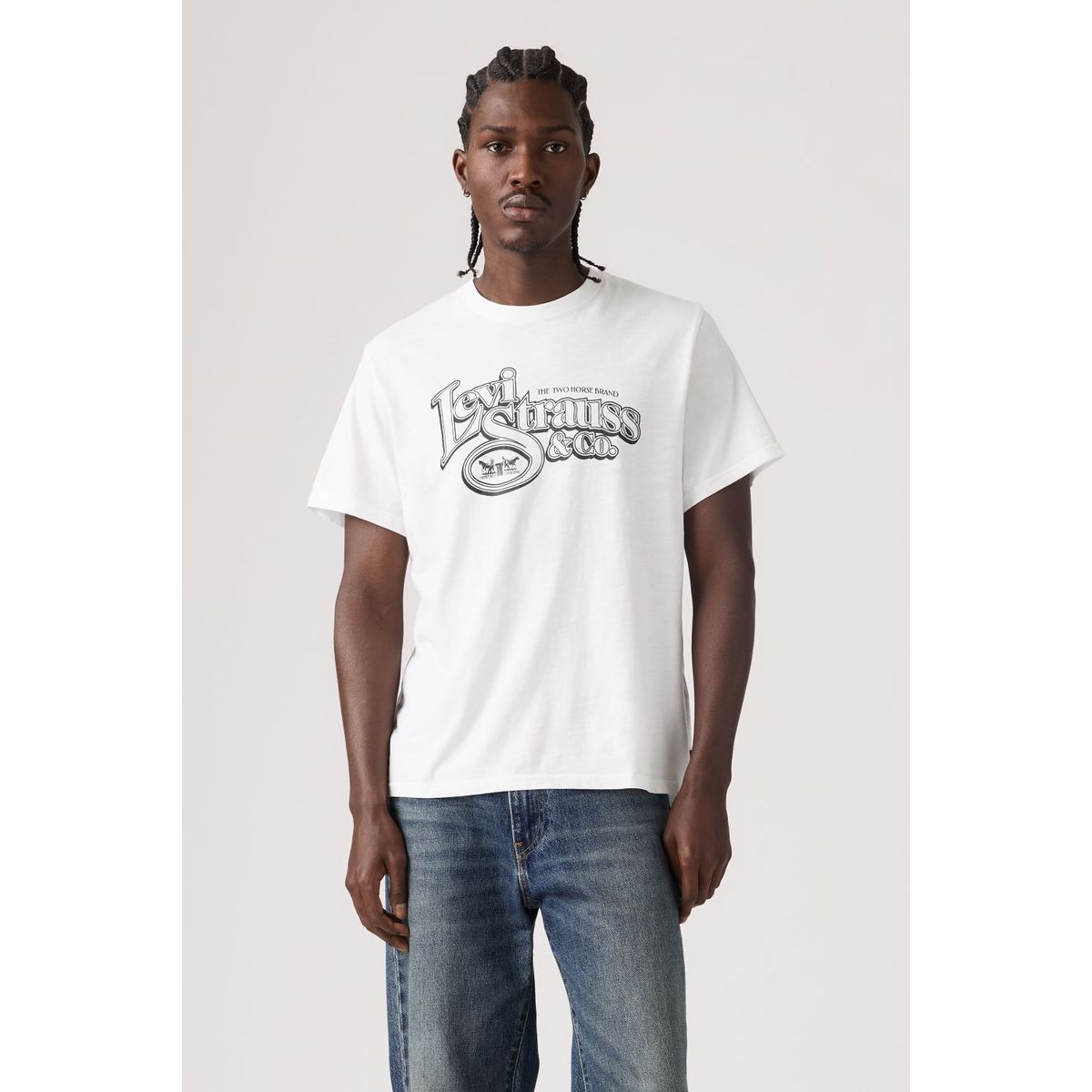 LEVIS - Polera Hombre Relaxed Fit Tee Blanco Levis