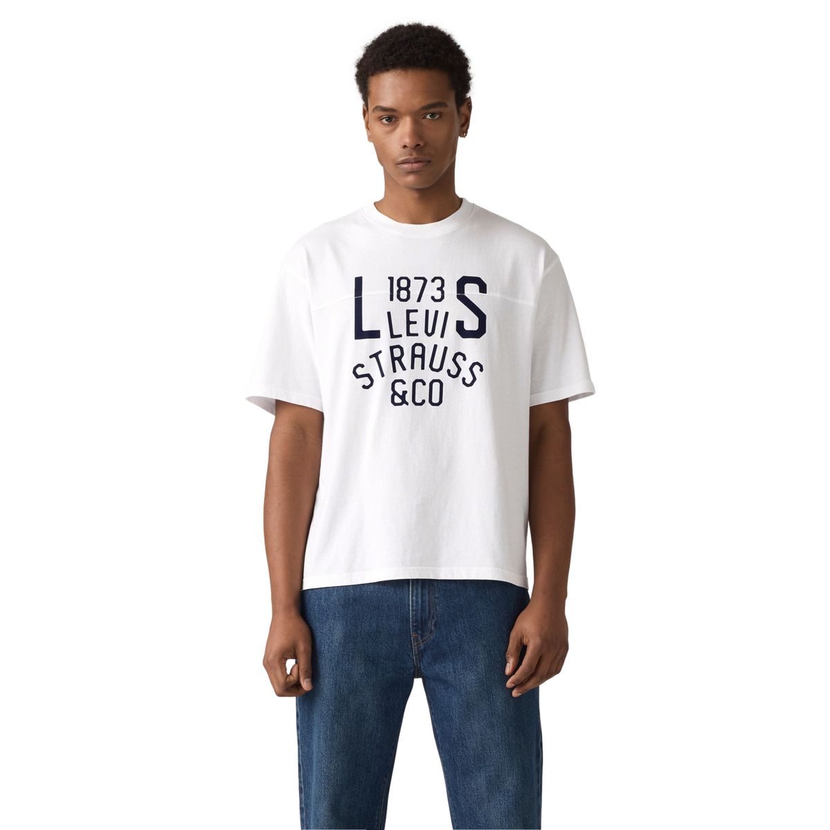 LEVIS - Polera Hombre Lockwood Practice Tee Blanco Levis