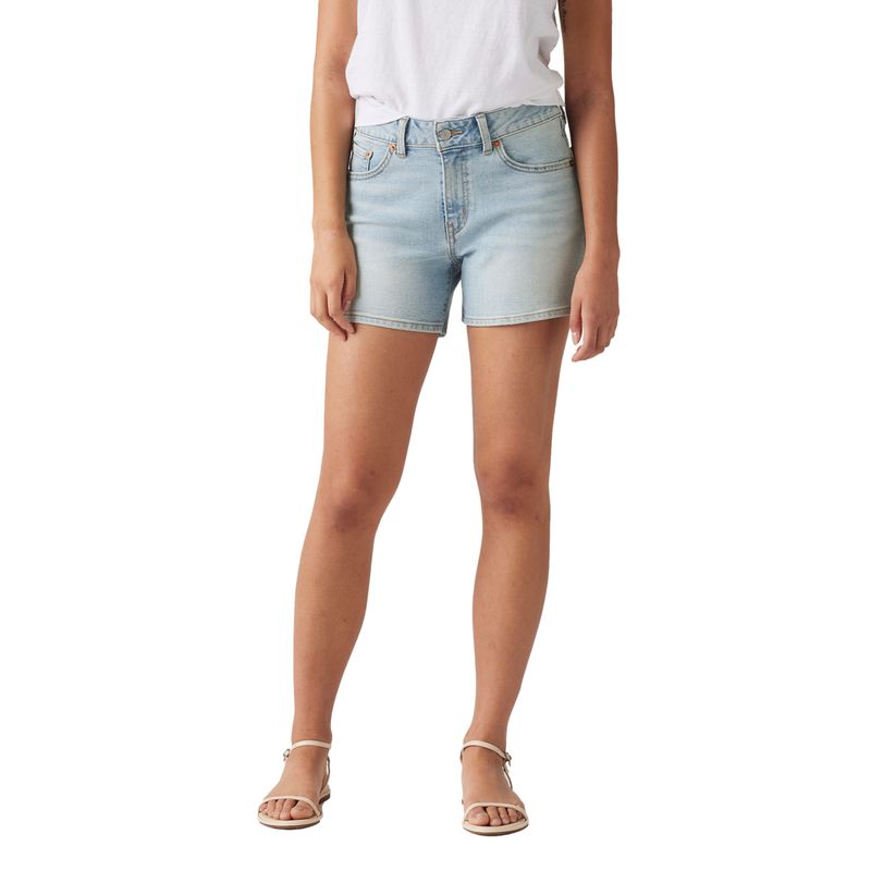 LEVIS - Shorts Mujer A-line Celeste Levis