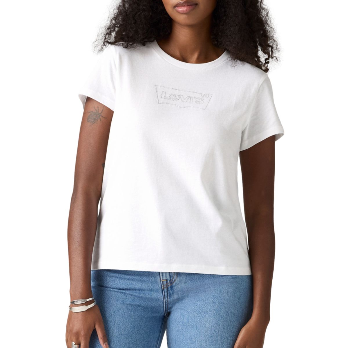 LEVIS - Polera Mujer The Perfect Tee Blanco Levis