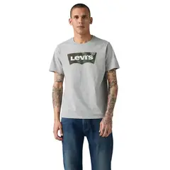 LEVIS - Polera Hombre Graphic Crewneck Tee Gris
