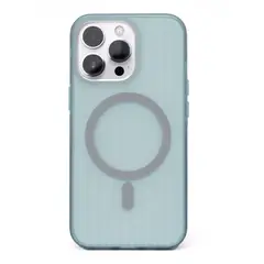 GENERICO - Carcasa Magsafe Ice Cream con Pop Socket Celeste IPH 14 Pro Max