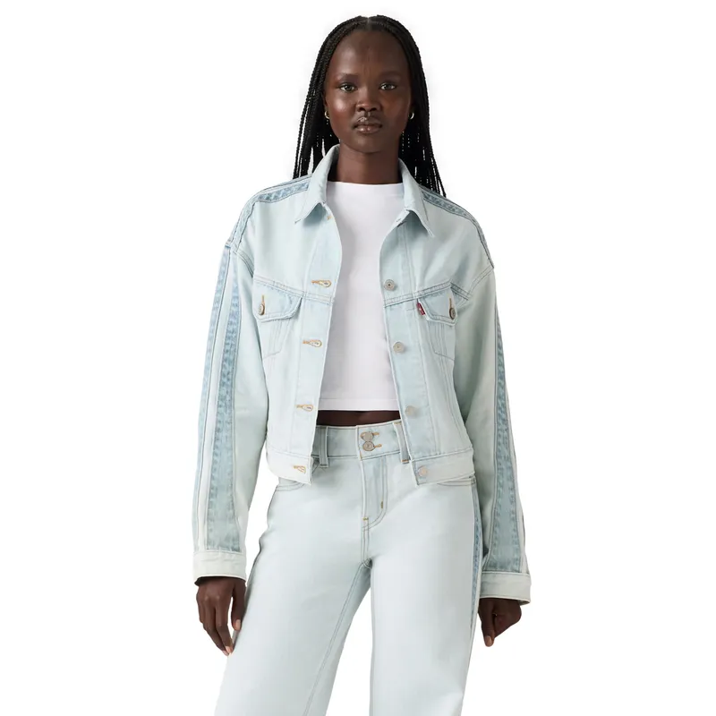 LEVIS - Chaqueta Mujer Shrunken 90s Celeste Levis