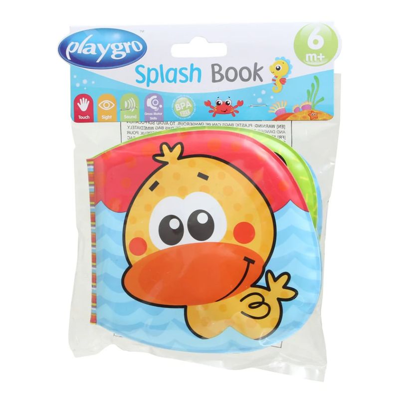 PLAYGRO - Libro de Baño Sensorial Patito PLAYGRO