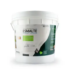 PASSOL - ESMALTE AL AGUA BLANCO SATINADO PREMIUM TINETA 4 GL