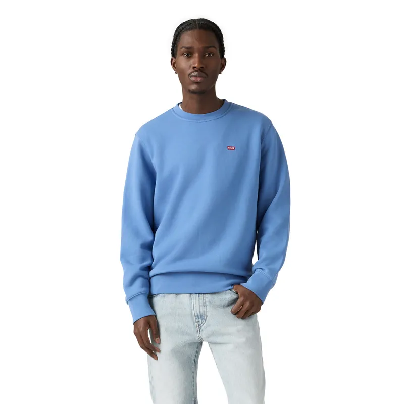 LEVIS - Polerón Hombre Core Crew Sweatshirt Azul Levis
