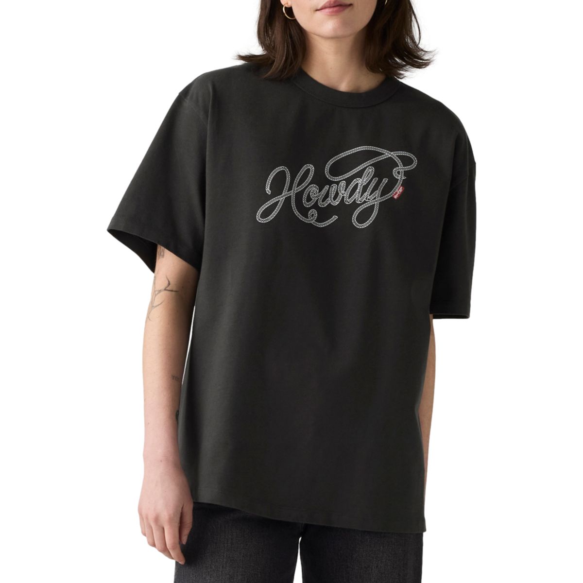 LEVIS - Polera Mujer Tabor Tee Negro Levis