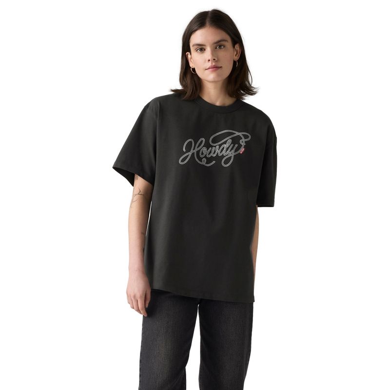 LEVIS - Polera Mujer Tabor Tee Negro Levis
