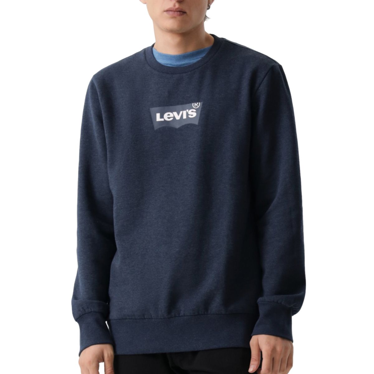 LEVIS - Polerón Hombre Standard Graphic Crew Azul Levis