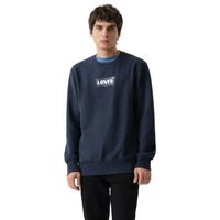 Polerón Hombre Standard Graphic Crew Azul