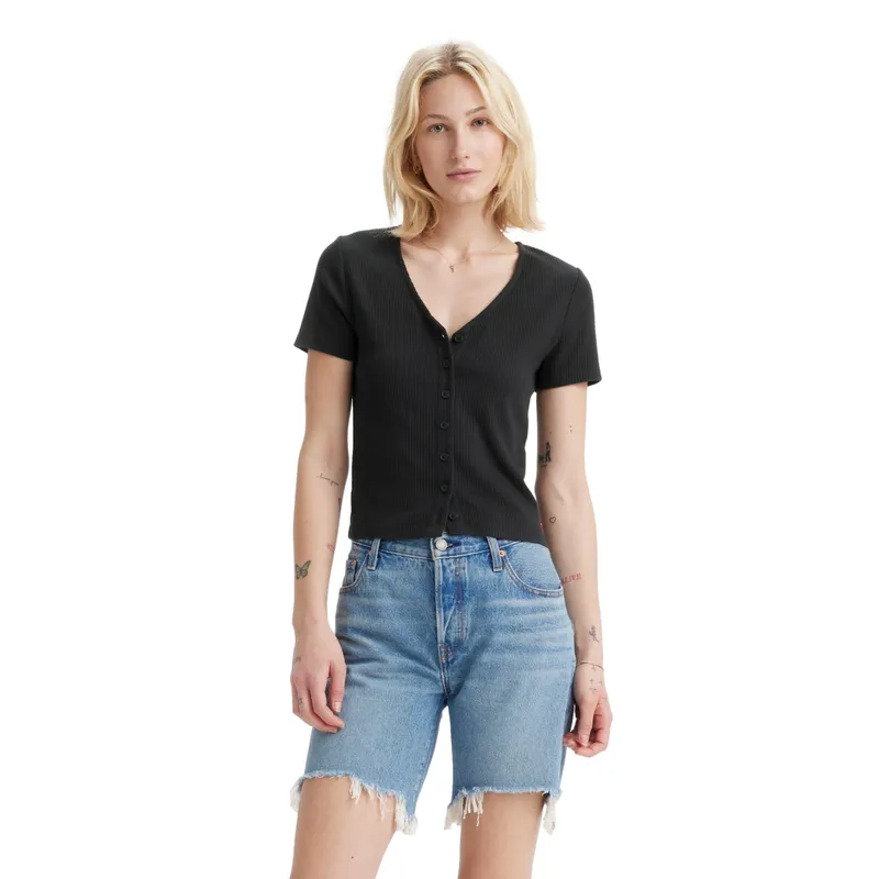 LEVIS - Polera Mujer Muse Tee Negro Levis